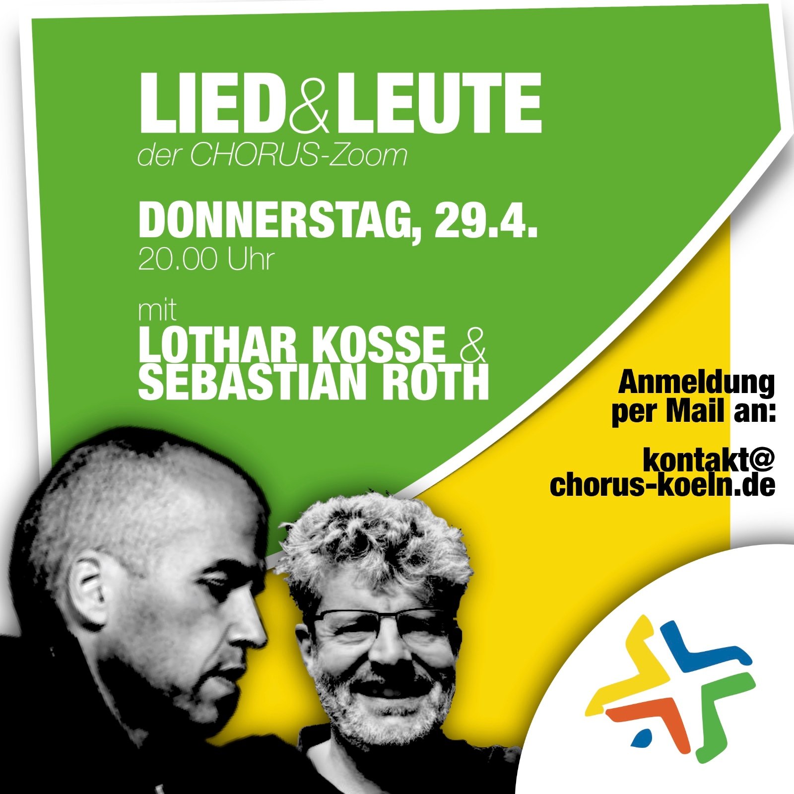 LIED & LEUTE 29.4. mit Lothar Kosse und Sebastian Roth